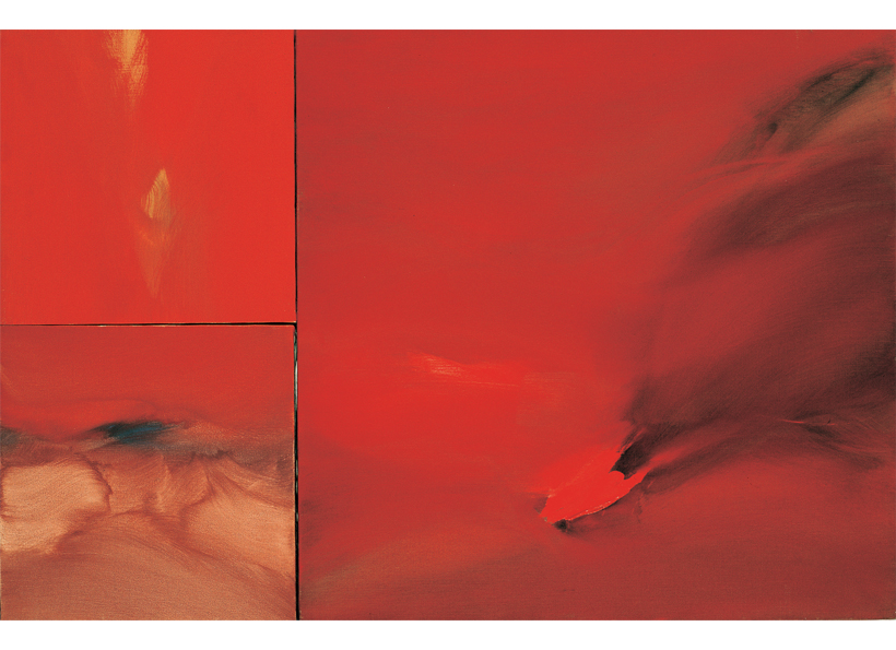 Renata Rampazzi - Sequenza Rossa (2001 - olio su tela 60 x 90)