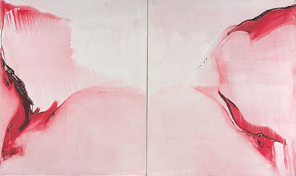 Renata Rampazzi - Composizione (1978 - oil on canvas 120 x 200)