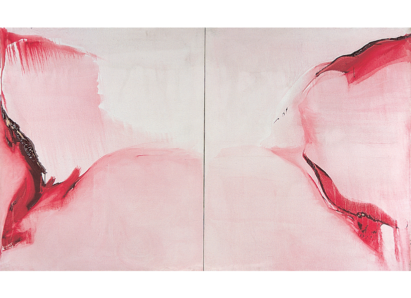 Renata Rampazzi - Composizione (1978 - oil on canvas 120 x 200)