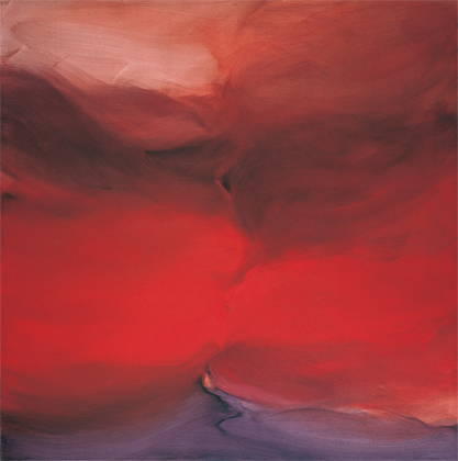 Renata Rampazzi - Rosso (1999 - oil on canvas 190 x 190)