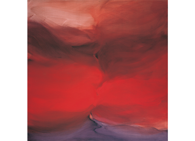 Renata Rampazzi - Rosso (1999 - oil on canvas 190 x 190)