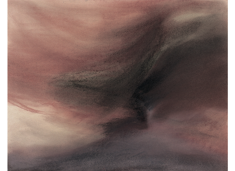 Renata Rampazzi - Senza titolo (1996 - crayon on paper 50 x 62)