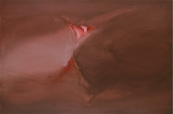 Renata Rampazzi - Movimento Cromatico (2005 - huile sur toile 100 x 150)