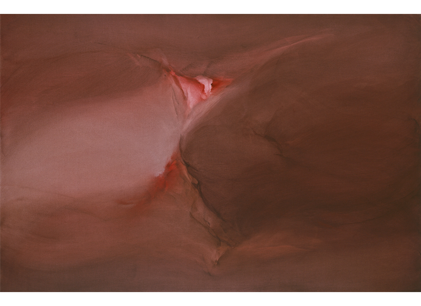 Renata Rampazzi - Movimento Cromatico (2005 - huile sur toile 100 x 150)